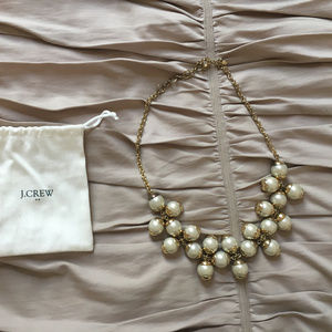 Clustered Pearl Necklace, J. Crew